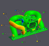 Part showcasing the Inspection software interface